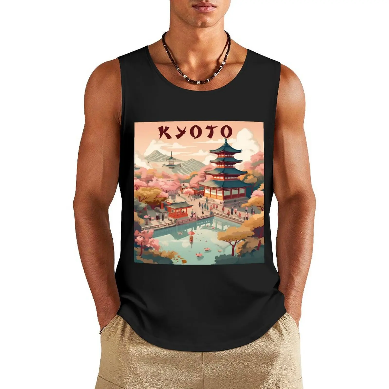 

Kyoto Japan / kyoto travel / Japan Tank Top gym clothing bodybuilding t-shirt cool things