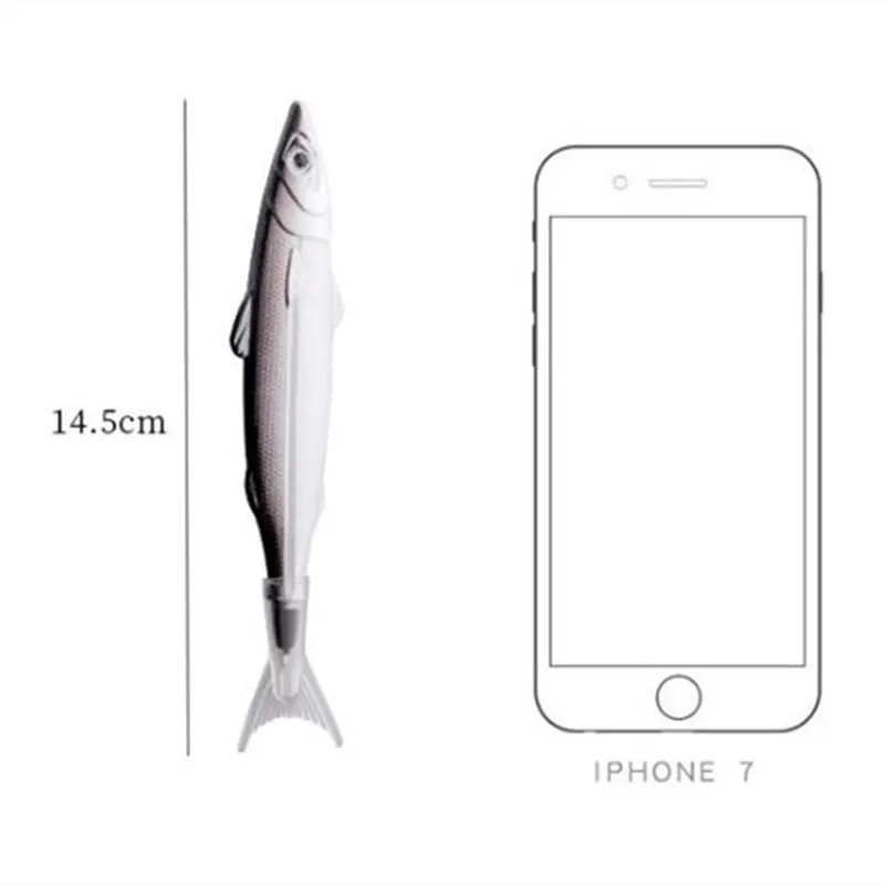 2 قطعة قلم حبر جاف على شكل سمكة المحيط 0.5 مللي متر لطيف إبداعي مضحك طالب مكتب القرطاسية اللوازم المدرسية