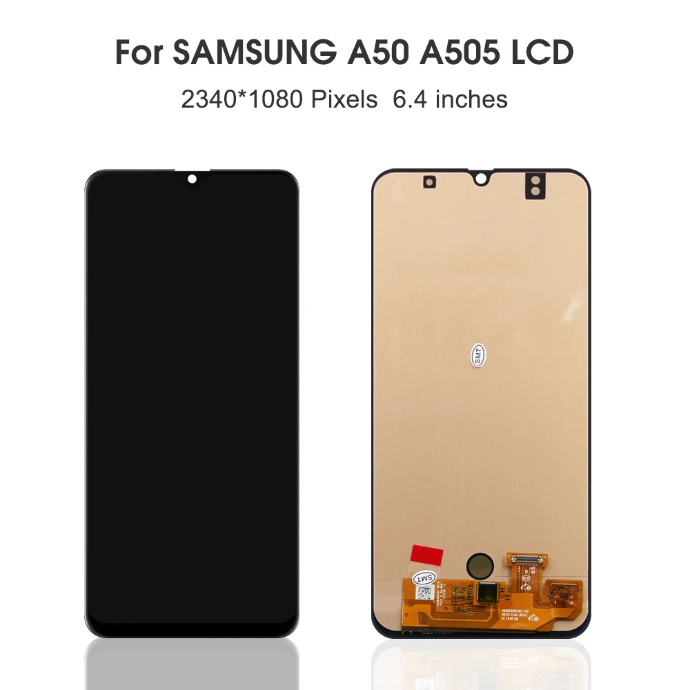 A50 6.4''For Samsung For AMOLED A505F A505G A505W A505X A505G A505N LCD Display Touch Screen Digitizer Assembly Replacement