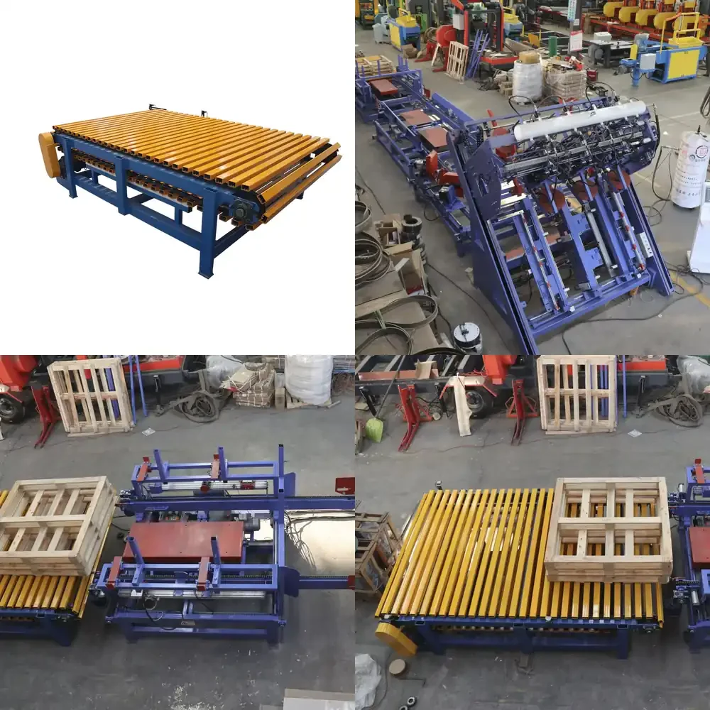 CL3000 Custom Length Wood Pallet Nailing Machine with Engine 3000mm Overall Length 2.2kW Power 1 Year Warranty