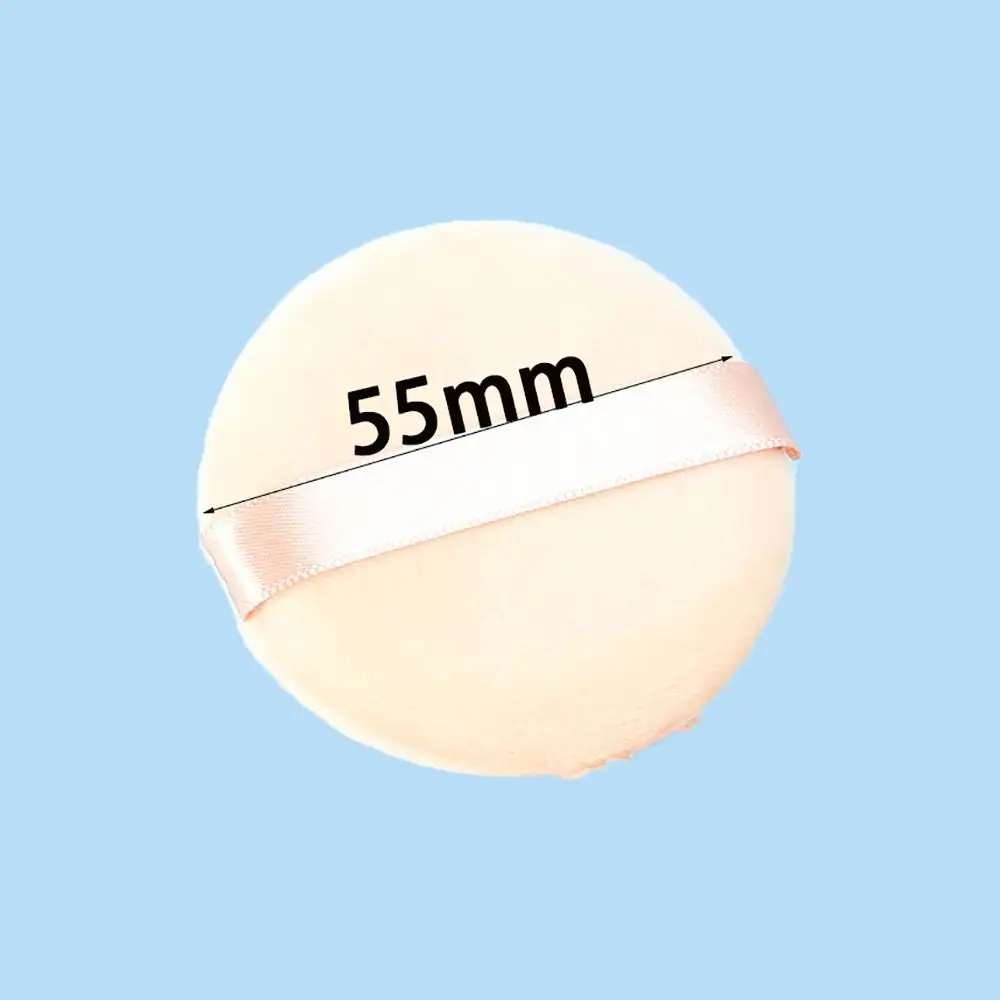 Convenient Soft Cosmetic Puff with a Box Short Velvet Powder Puff Makeup Tool Round Shape Foundation Sponge Women Beauty
