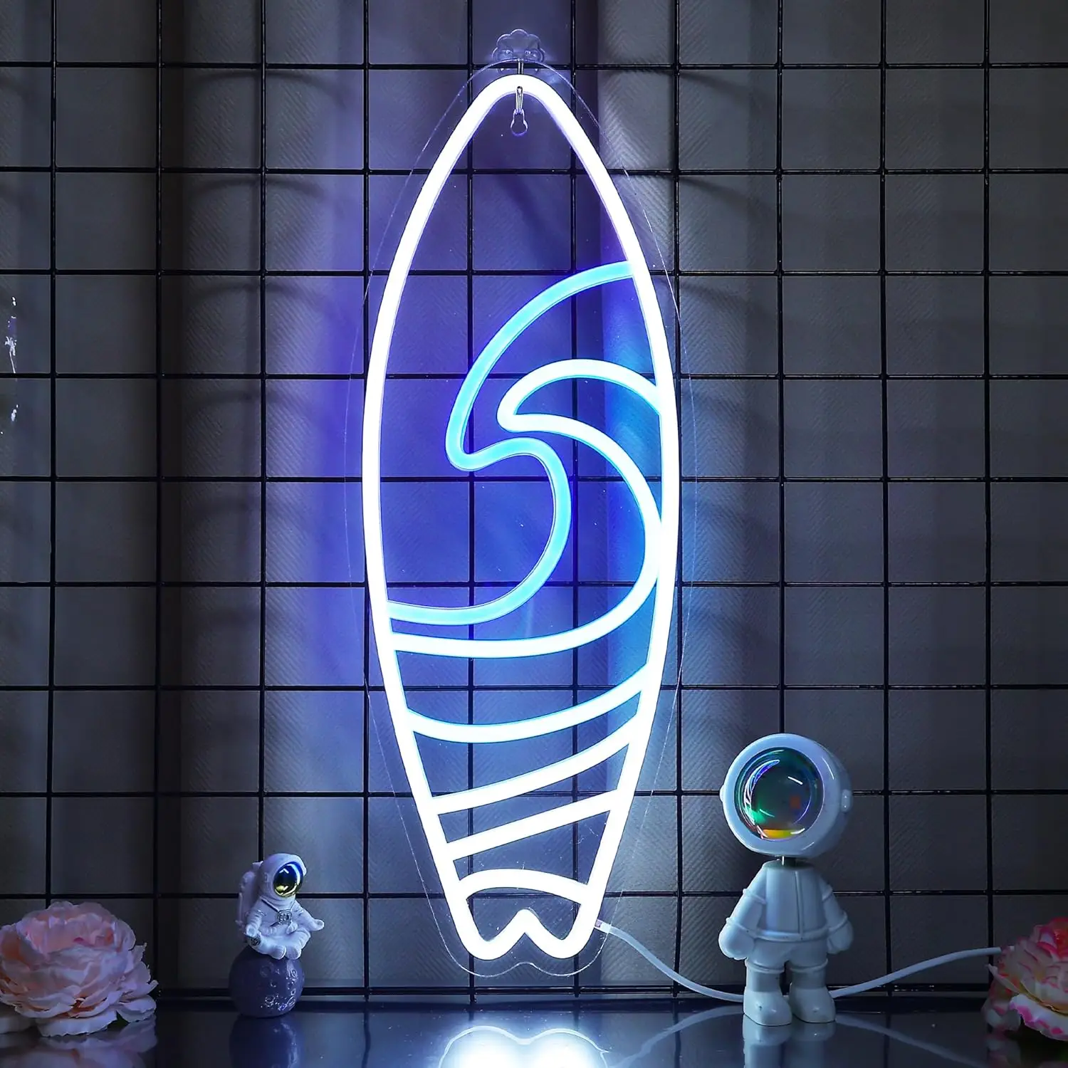 

Surfboard Neon Sign Dimmable Neon Light Sign For Wall Decor Restaurant Party Club Bar Man Cave Room Decor Art Gift for Surfers