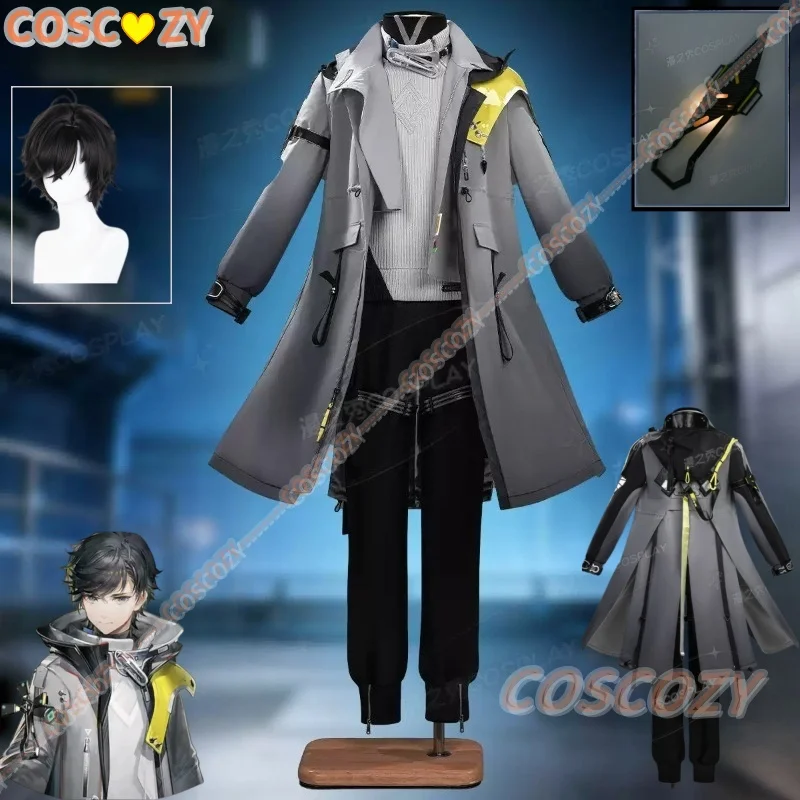 

Endministrator A B Cosplay Costume Game Arknights Men Endministrator Cosplay Costume Accessories Wig Full Set