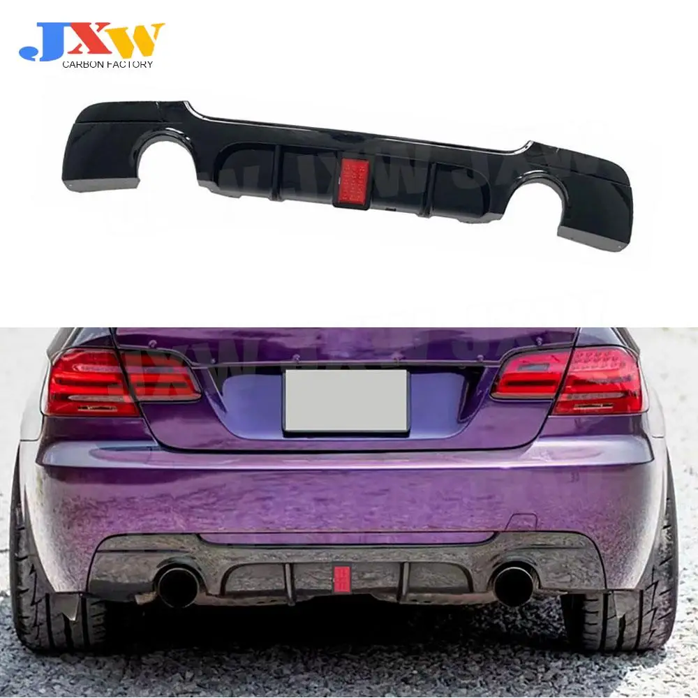 

Car Rear Bumper Diffuser With LED Light Replacement Style Accessories for BMW 3 Series E90 M Sport Gran Coupe 4 Door 2005 - 2012