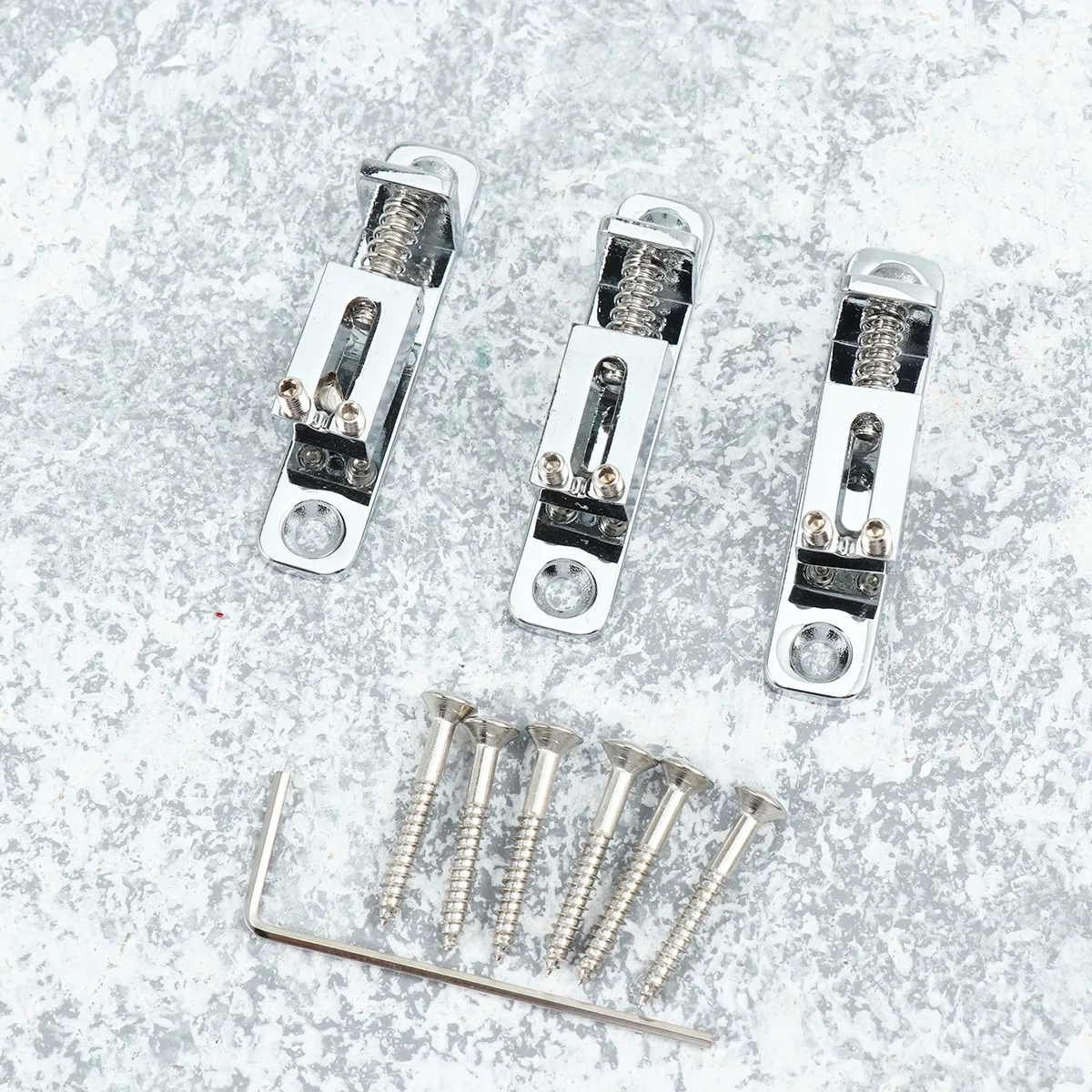 

3 шт. сменных металлических роликовых седел для гитарного бриджа, серебристые, для бас-гитары, легкие, устойчивые к ржавчине, Ga1200