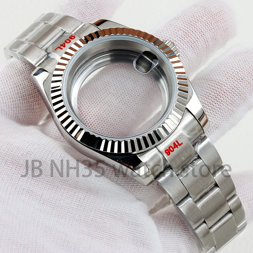 

36/39mm NH35 Case Sapphire Glass for Seiko NH35 NH36 Movement Datejust Stainless Steel Oyster/Jubilee/Presidential Bracelet