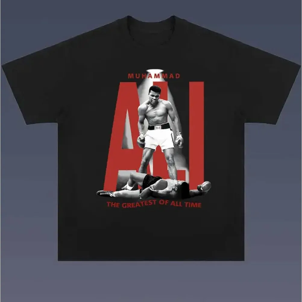 Muhammad Ali Greatest Boxer Of All Time Shirt, Muhammad Ali Graphic Tee, Great Gift For Boxing Fans Menswear Womenswear Top Streetwear