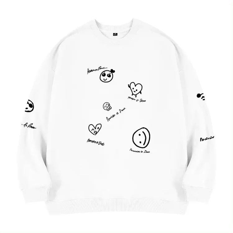 PERMISSION TO DANCE Perimeter printed Sweatshirt JIMIN the same style Hoodie Kpop Sweatshirts For Fans