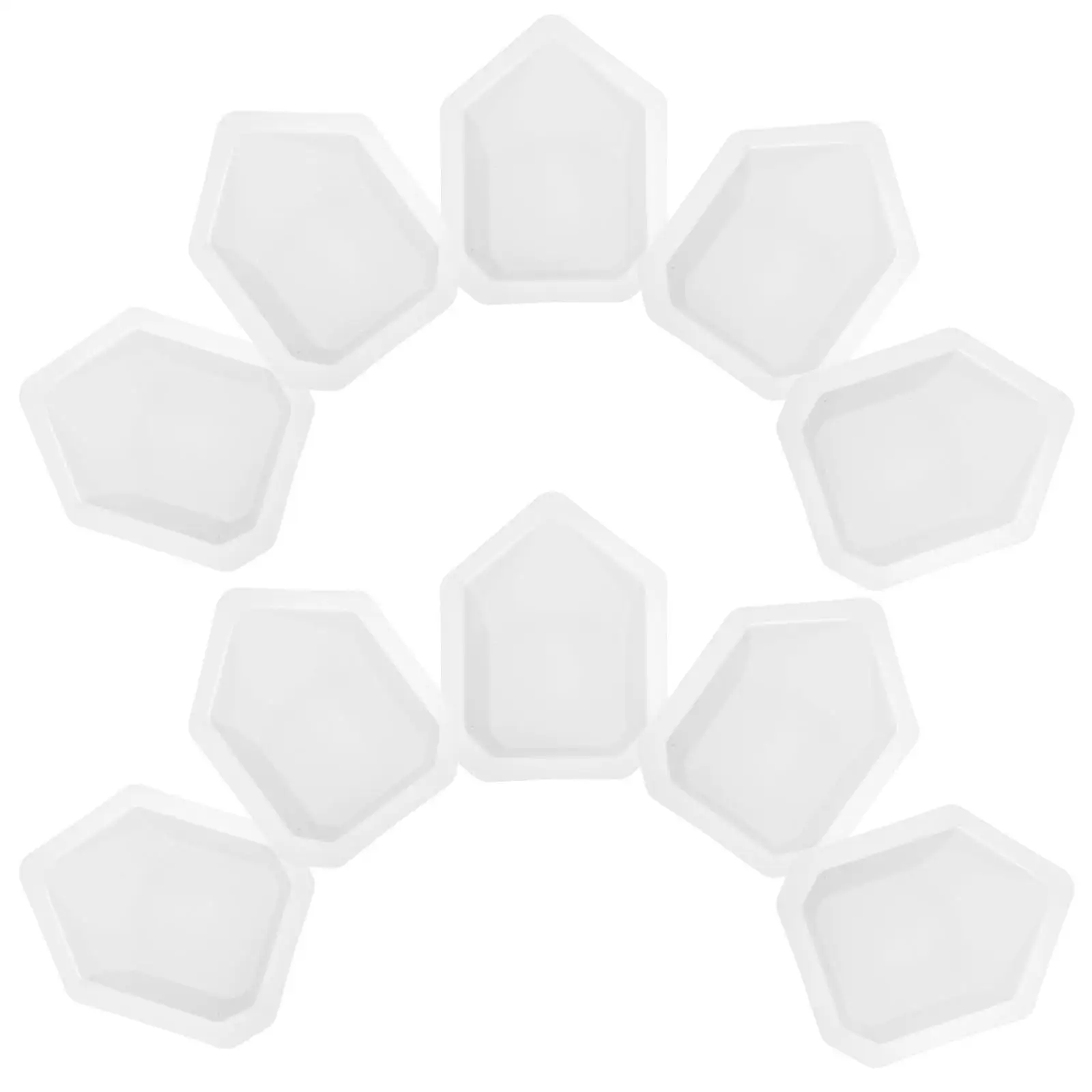 

20 Pcs Weighing Plates Laboratory Boats Powder Liquid Tray Reusable White Plastic Easy Clean Petri Dish Use