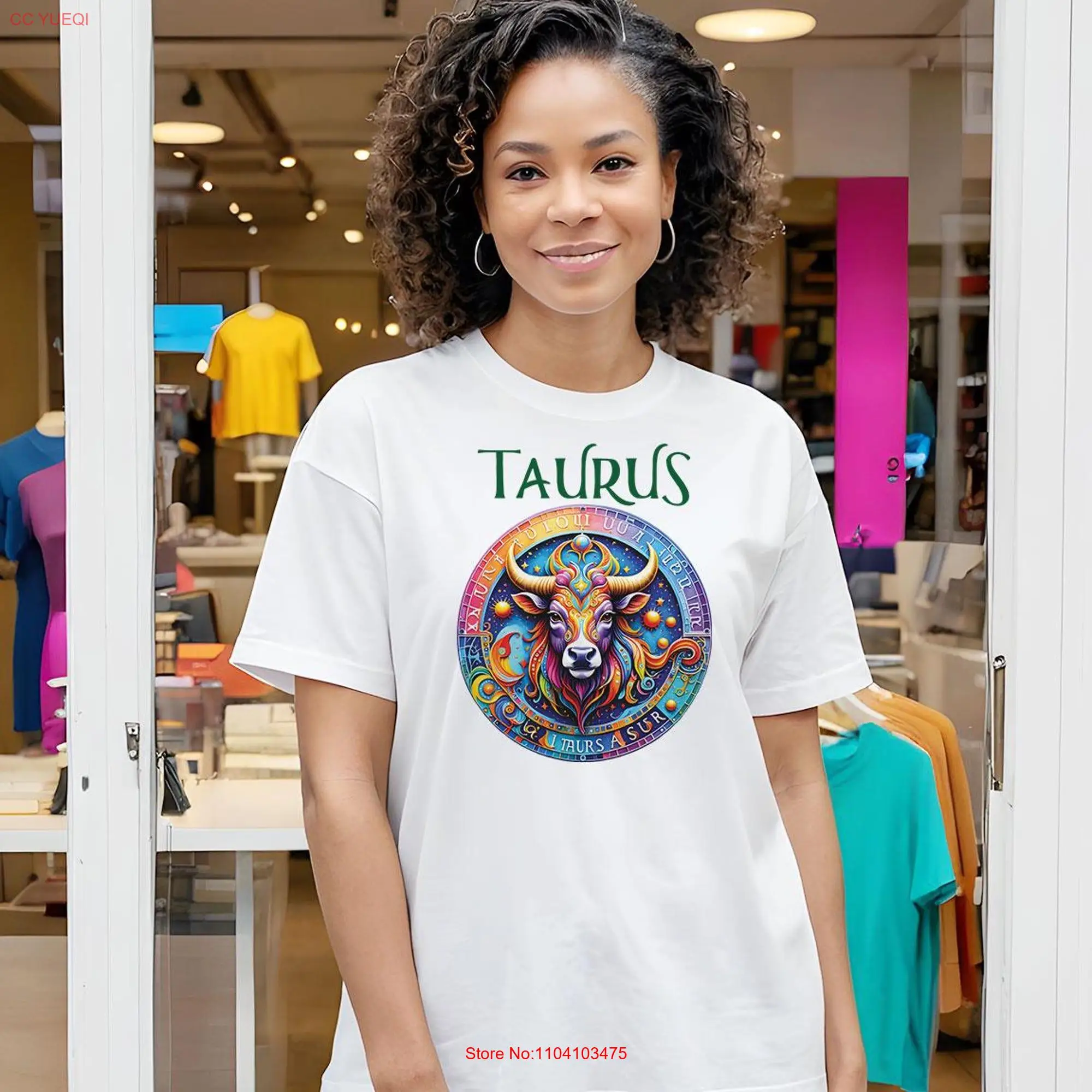 Taurus Zodiac T Shirt Astrology long or short sleeves