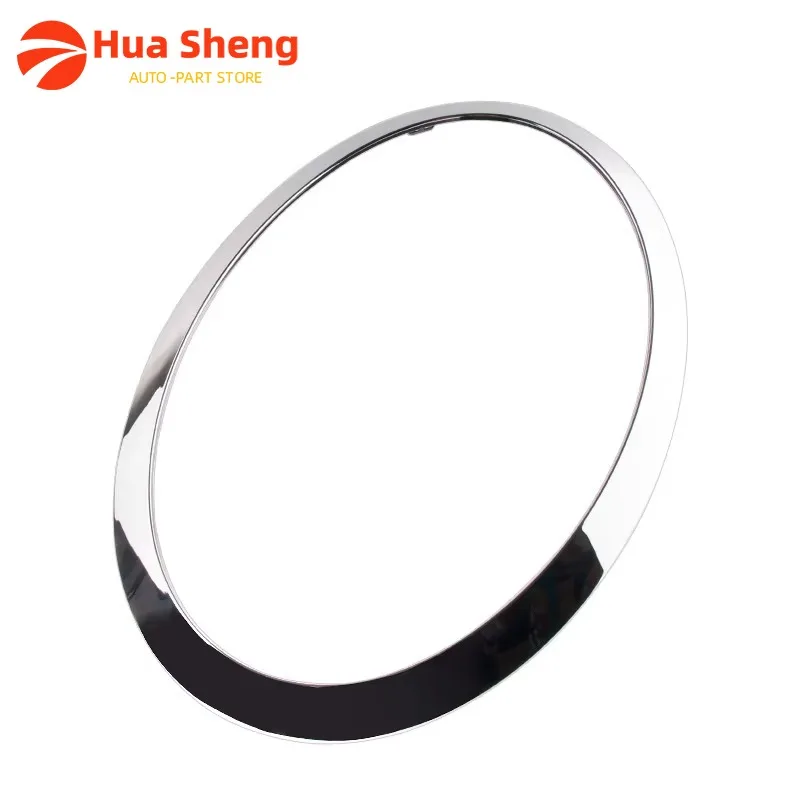 2Pcs 51137149905 51137149906 Car Gloss Silver Plated Headlight Frame Trim Cover For MINI Cooper S R56 R57 R55 R59 F55 F56 F57