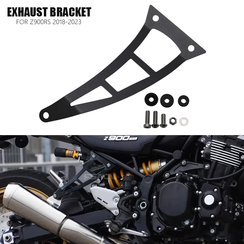 

Держатель кронштейна выхлопной трубы, подходит для мотоцикла Kawasaki Z900RS Z900 RS Z 900RS 2018-2023 2019 2020 2021 2022