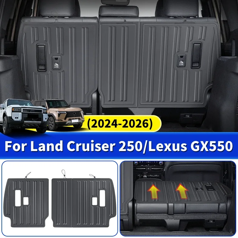 

For Toyota Land Cruiser Prado LC250 2024-2026 Lexus GX550 Car Seat Back Protector Anti Dirt Waterproof Car Interior Accessories
