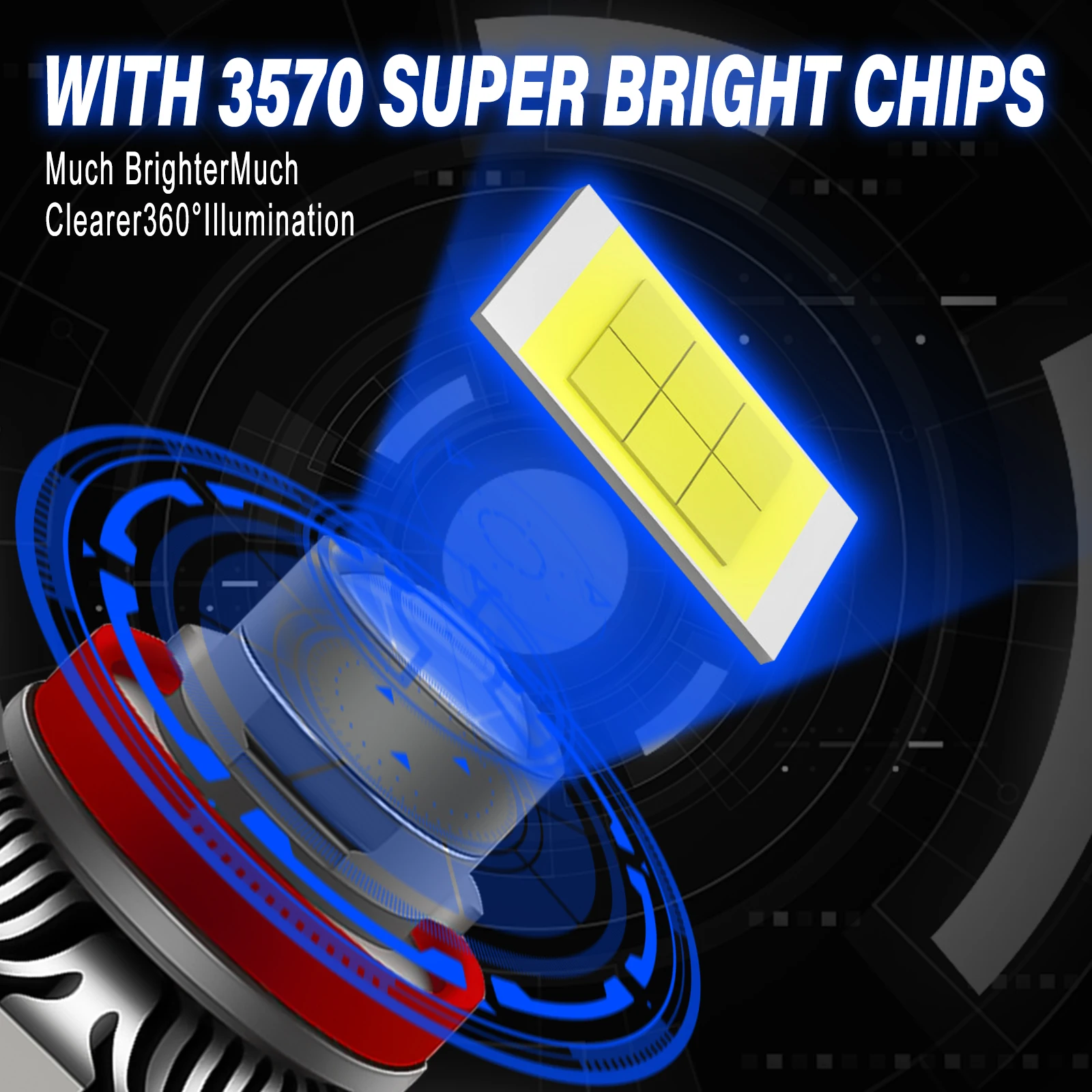 H11 Led Fog Light Bulb Laser Lens H8 H9 9005 9006 HB3 9006 HB4 CSP Blue Green 6000K 3000K H7 Turbo Headlight Light For Car 12V