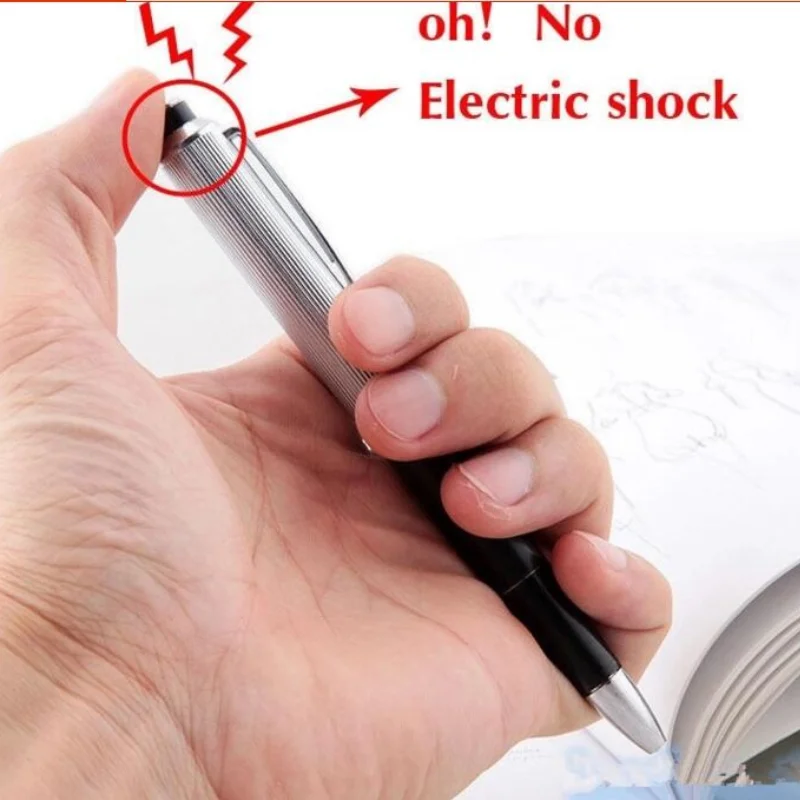 1pcs Creative Electric Shock Pen Toys Utility Gadget Gag Joke Toy Funny Prank Trick Novelty Prop Friend\'s Best Gift