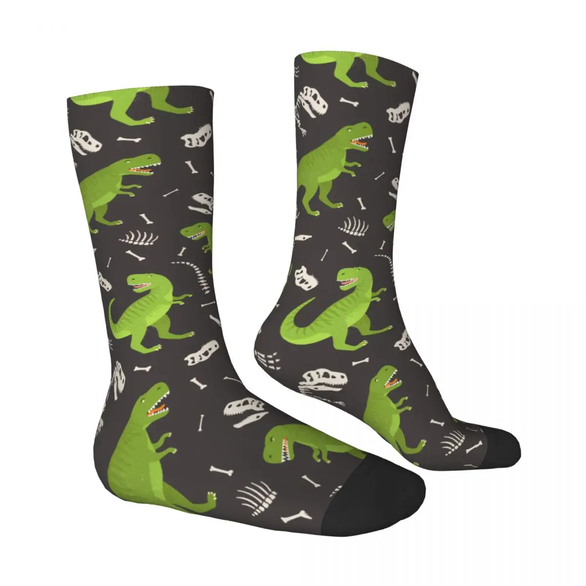 Skeleton Dinosaur Dinosaurs Socks Male Mens Women Summer Stockings Printed