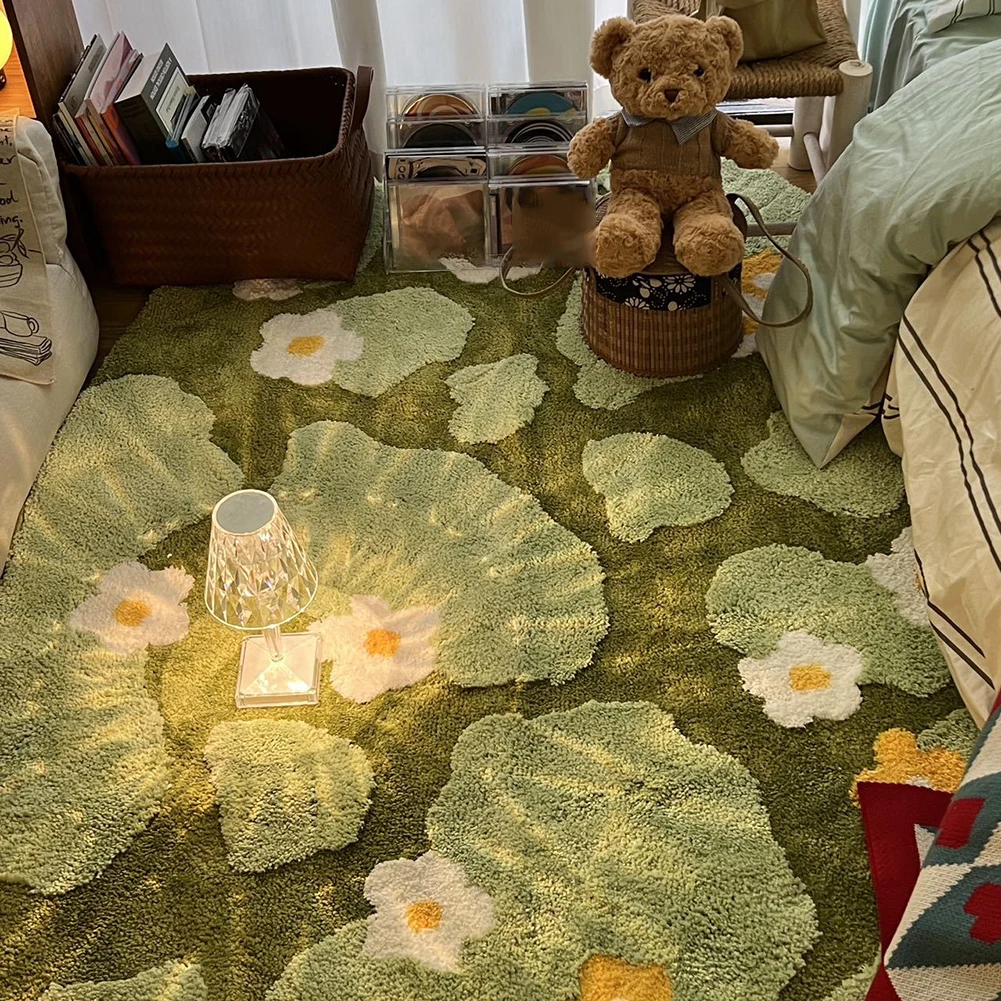 

Thick 3D Green Moss Bath Mat: Soft, Absorbent & Non-Slip Decor Carpet, Bathroom Mat, Bedroom, Living Room Carpet