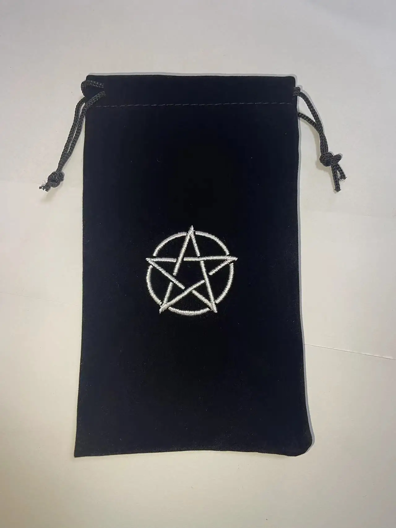 

Tarot card velvet bag embroidered jacquard black velvet bag deer skin velvet bag oximeter