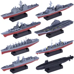 Plastic Assembly Warship Model Kits Eight Stype Different 1/1000 Scale 15cm Puzzle Military Toys For Children