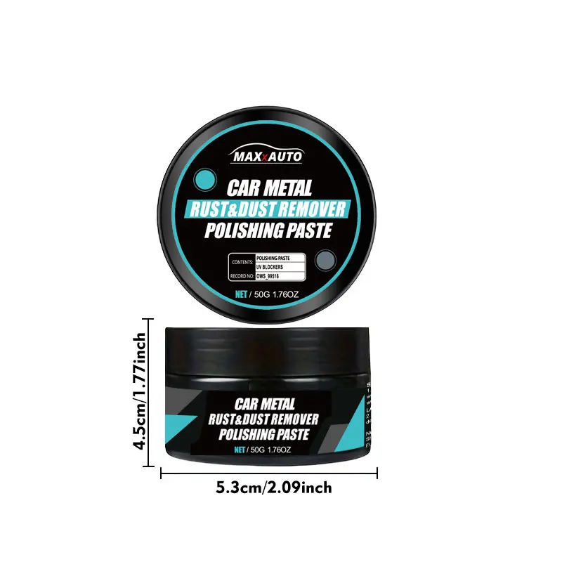 Motorcycle Metal Rust & Wheel Hub Rust Scratch Repair Wax Agent Car Metal Oxidize Long-Lasting Wheel Hub Polish Wax Kit