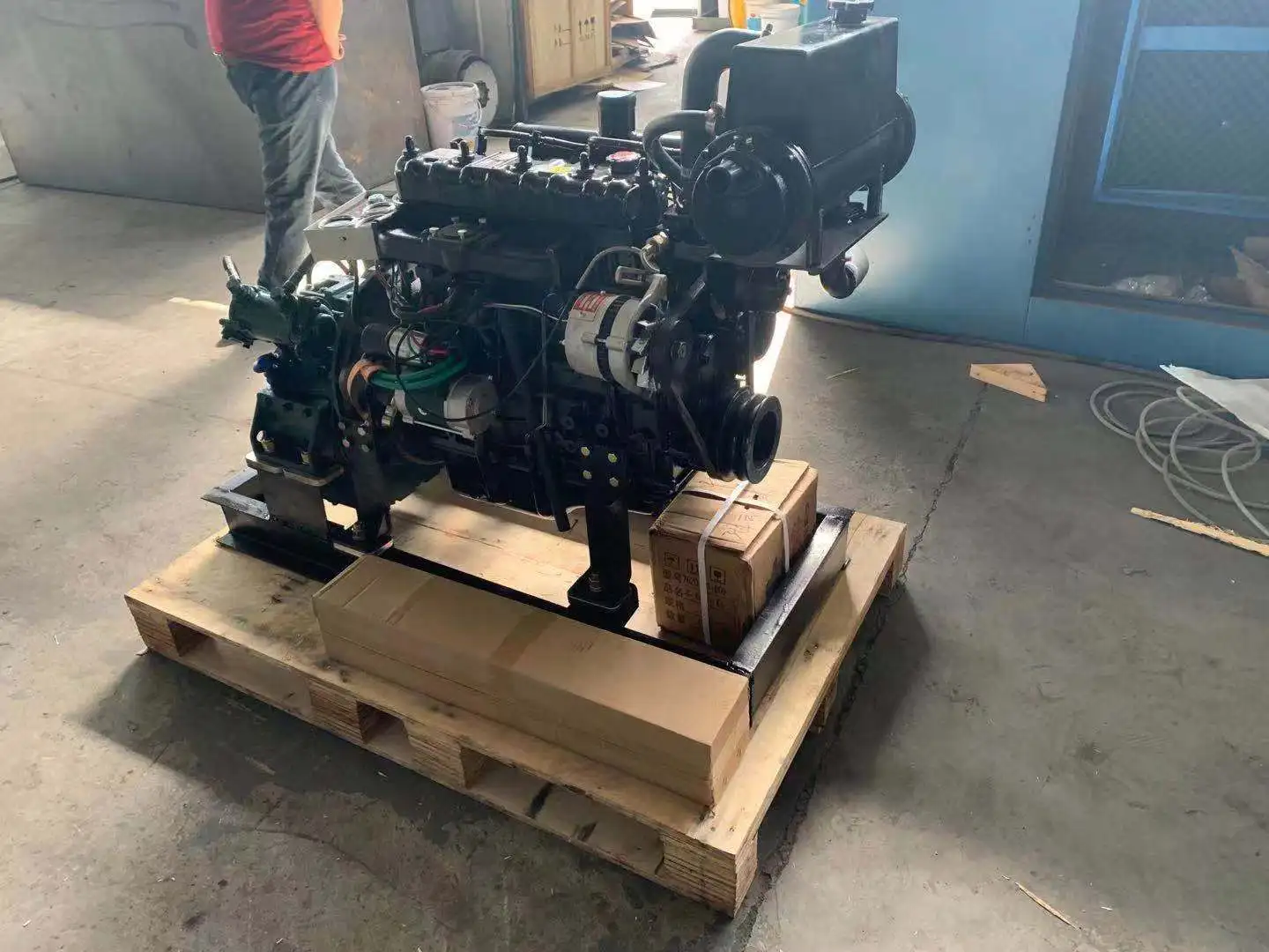 Hot Sale Brand new Ricardo 50HP 2200rpm marine Engine 490 for boat with 125 advance gearbox