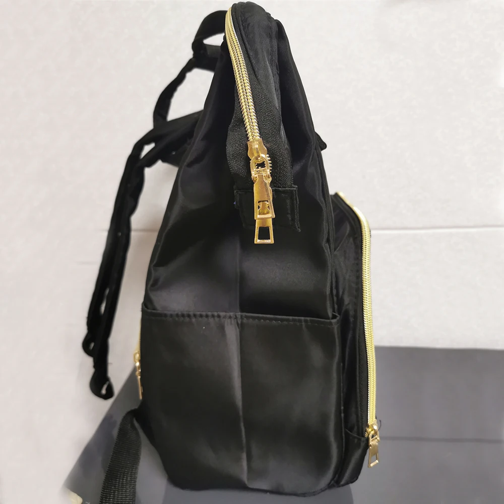 Personalized Name Portable Mommy Bag Outdoor Large Capacity Multi Functional Mother's Backpack Custom Embroidered Women Tote Bag
