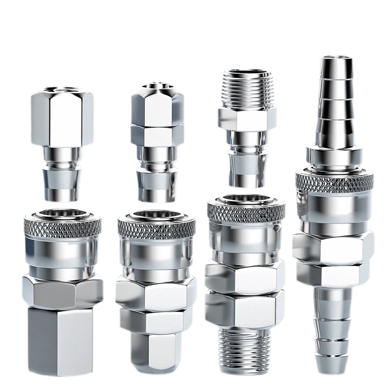 quick connect male and female heads 8mm pneumatic tool air gun air hose self-locking connector air compressor air pump accessory
