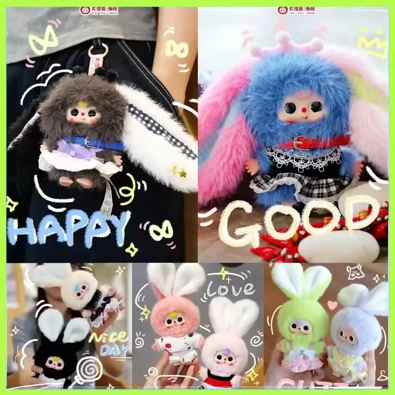 

Baby Three Mini Rabbit Series Blind Box Comfortable Toy Pendant Multiple Clothing Dress Up Doll Mysterious Box Delicate Fun Gift