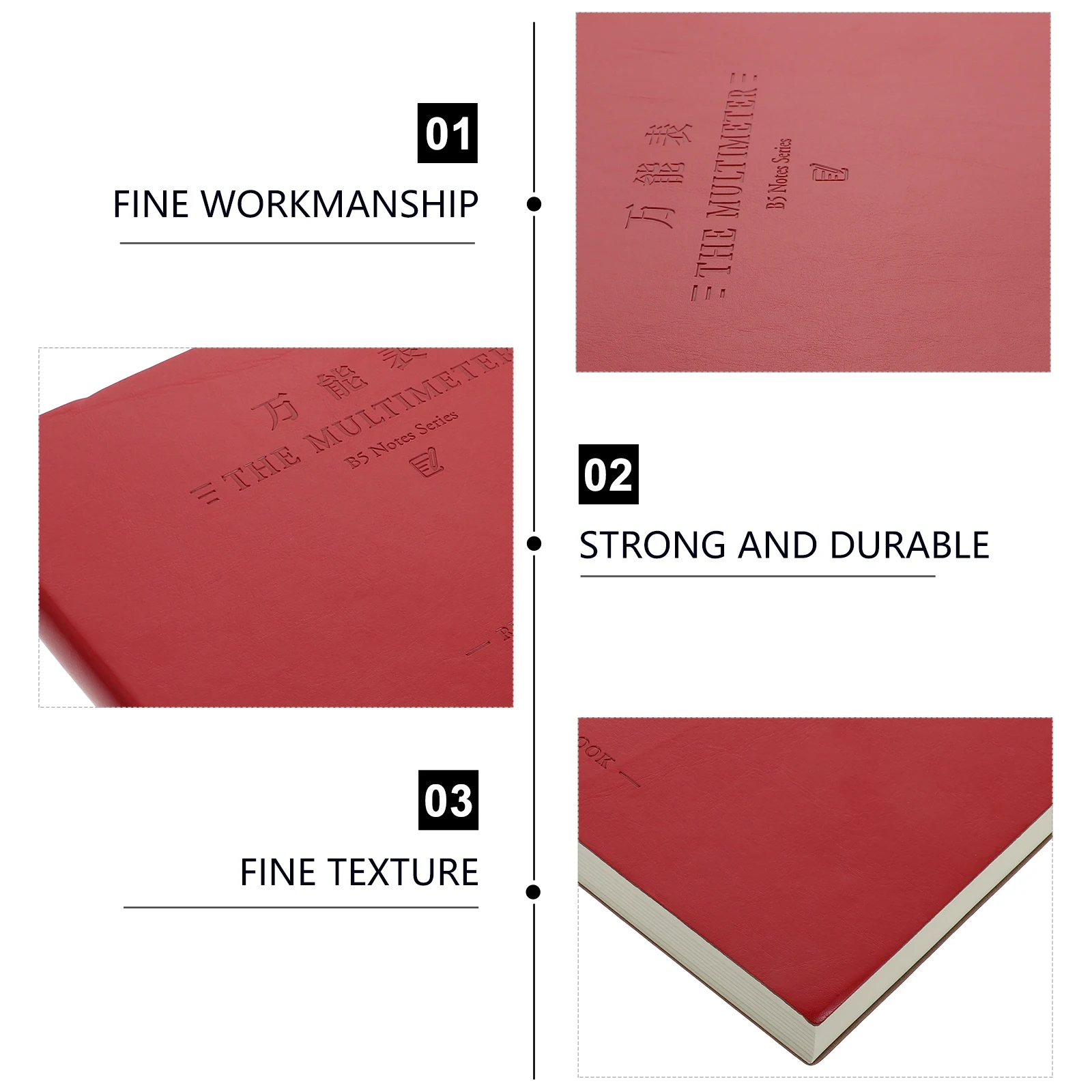 1 قطعة كتاب حساب عالمي شكل وهمية كتيب المحمولة لطلاب المكتب متعدد الوظائف #3