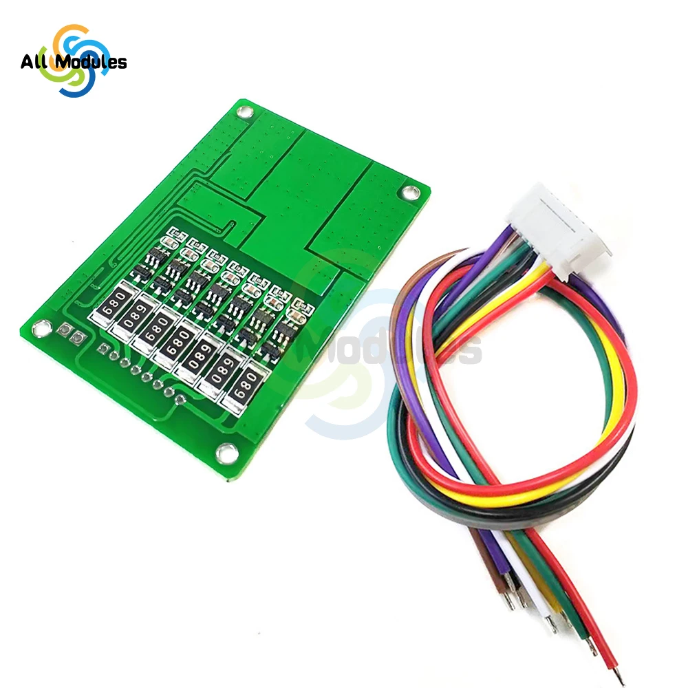 7S 29.4V 15A 18650 Charger PCB BMS Protection Board, Li-ion Lithium Battery Charger Lipo Cell Module