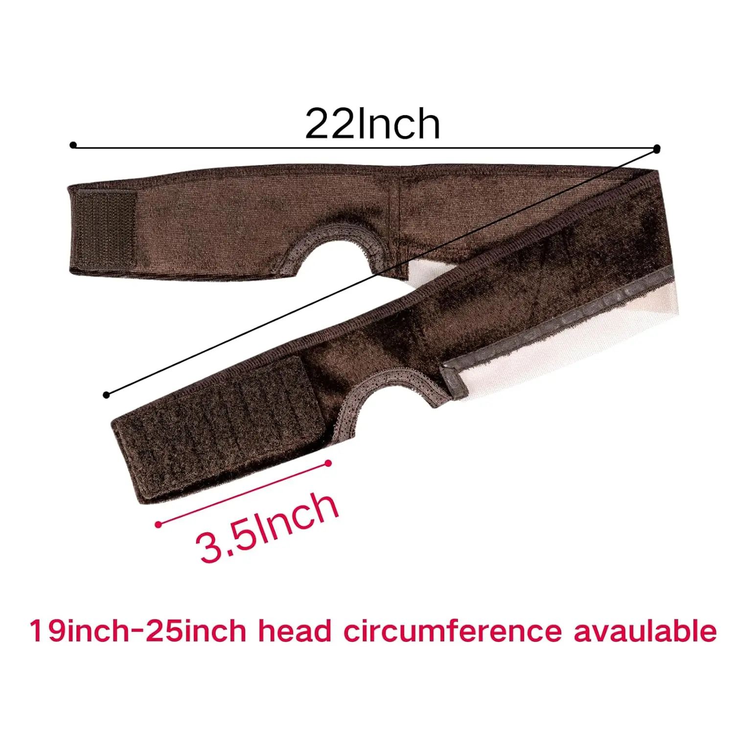 Adjustable Lace Wig Grip Band for Women-Non-Slip, Breathable Headband with Ear-Cutouts & Natural Lace Edge,Easy to Wear & Remove