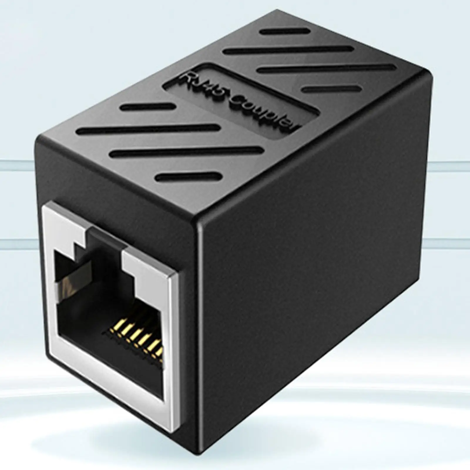 

2 Pieces Coupler Ethernet Extender Multifunctional Sturdy Portable High Performance Network Extender for Laptops Routers