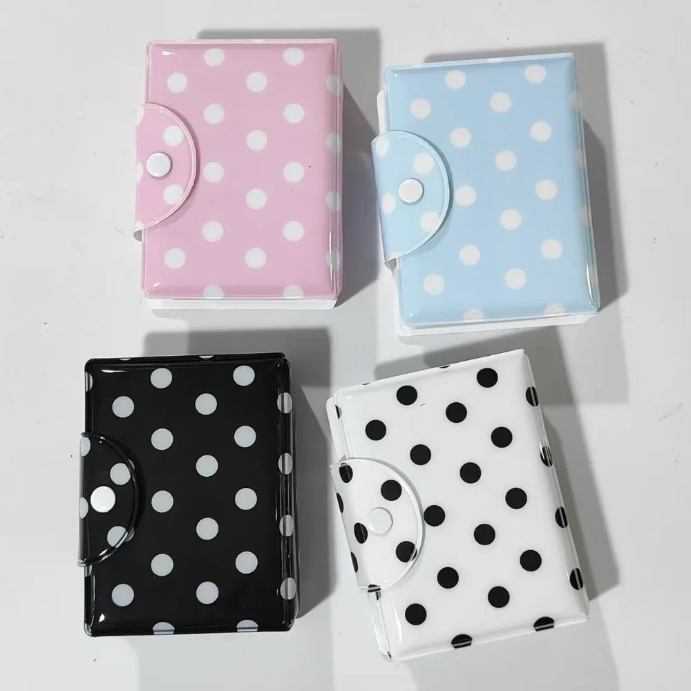 Multi-purpose Polka Dot Photo Album 3 Inch 40 Slots Photocard Binder Collectible Idol Picture Storage Book