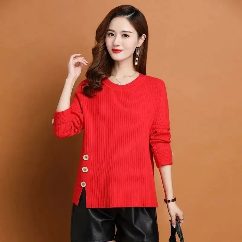 

Autumn and Winter Loose Female Pullover New Knitwear Trend Japanese Style Light Aesthetic Elegant Knitted Sweaters for Women