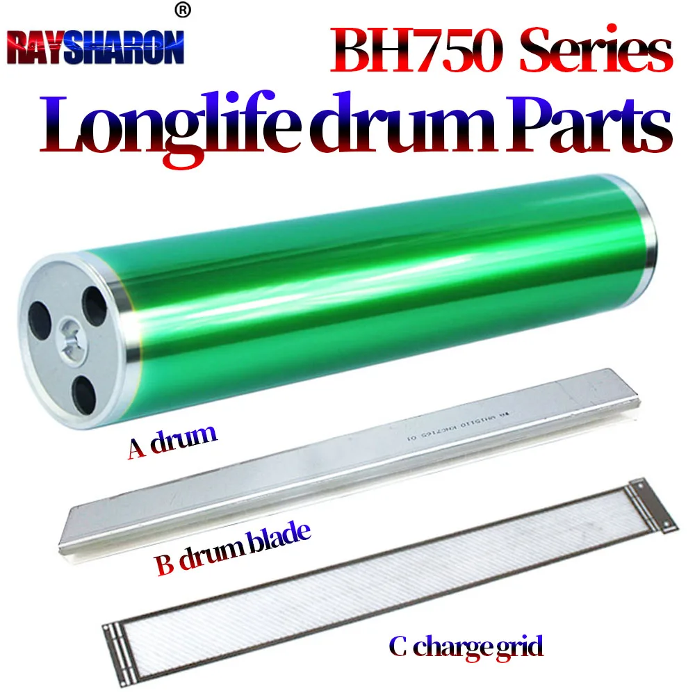 OPC Drum Cleaning Blade Charge Corona Grid For Use In Konica Minolta Bizhub 750 600 601 751 5510 7155 7165 7255 7272 Di 551 650