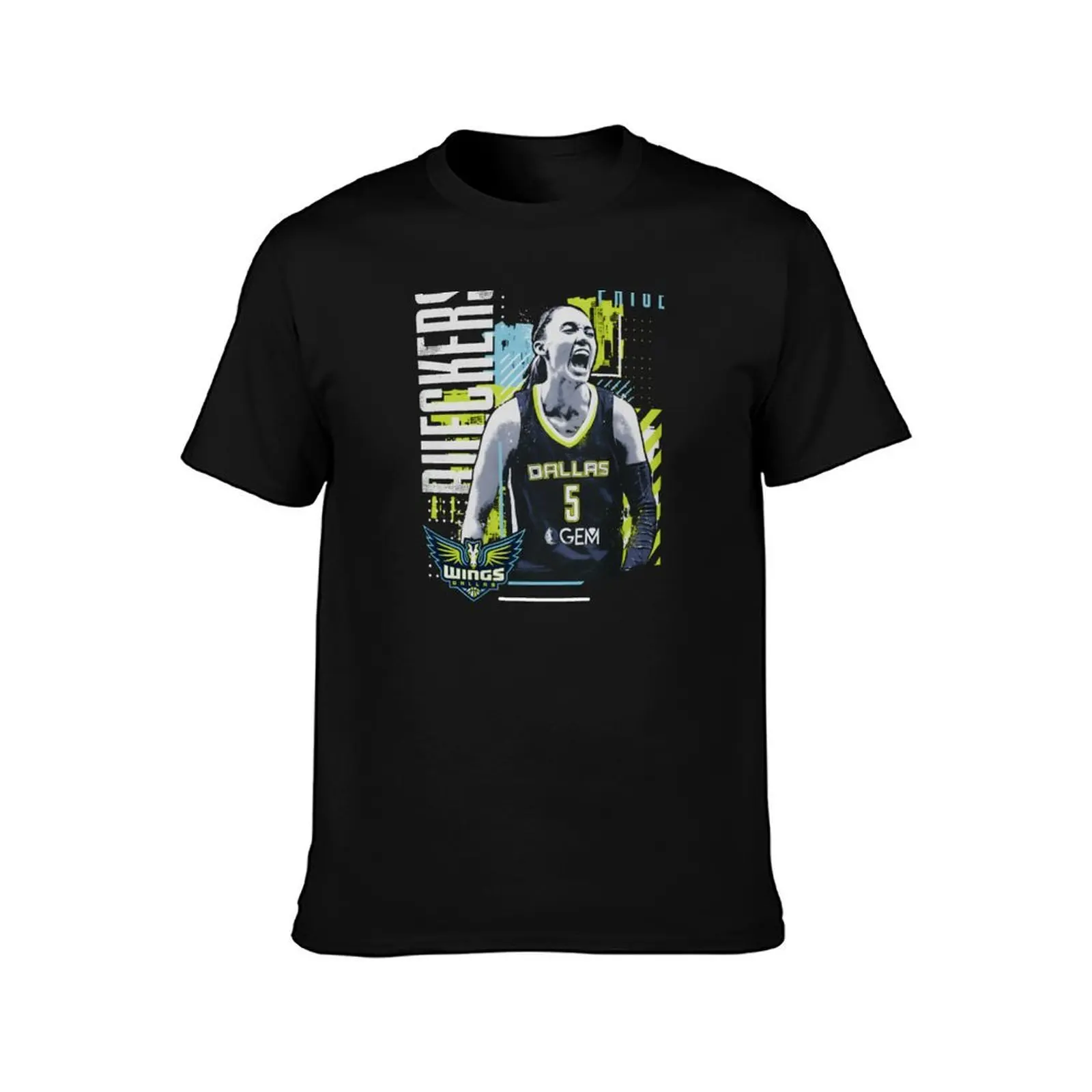 Paige Bueckers Dallas Wings T-Shirt Minimal Art Print T-Shirt