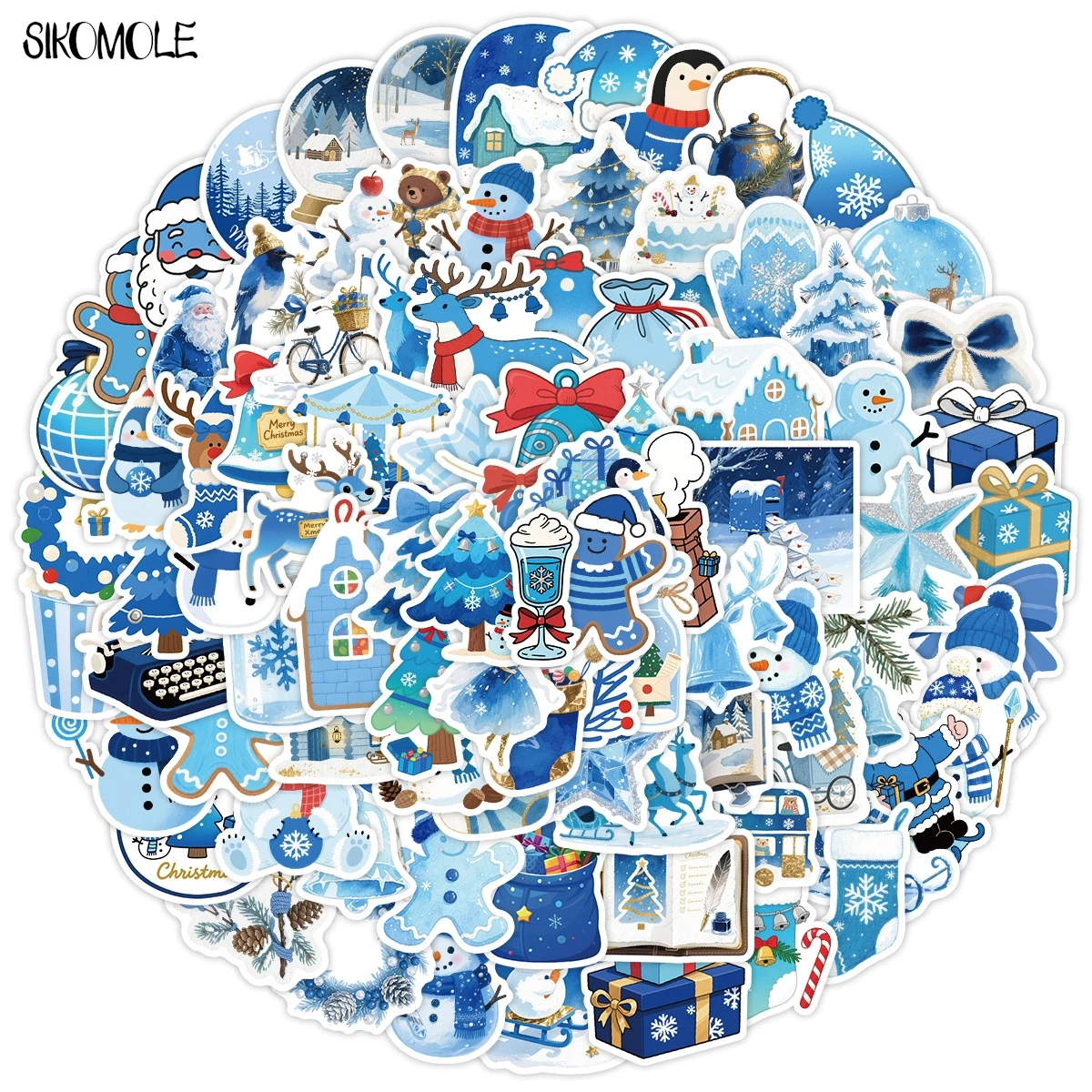 10-50-100-шт-синих-винтажных-рождественских-граффити-наклеек-в-стиле-каваи-для-детей-подарков-чемоданов-ноутбуков-багажа-эстетичные-наклейки-декали