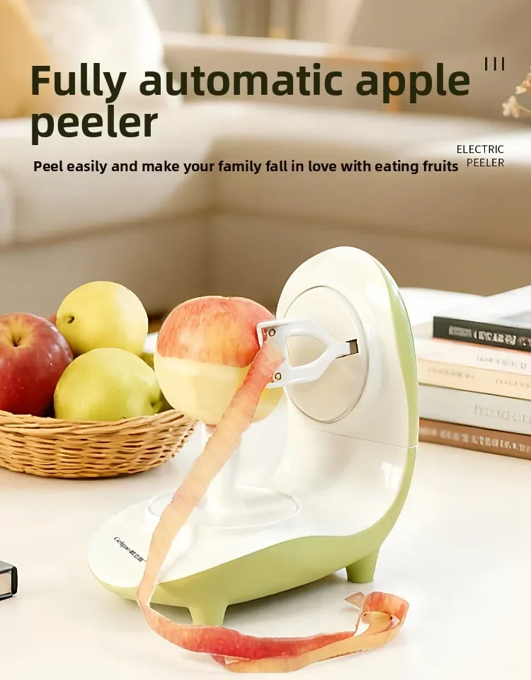 Automatischer elektrischer Schäler für Obst, Äpfel, Kartoffeln, Gemüse, Schälmaschine, Küchenwerkzeug – Detail 1