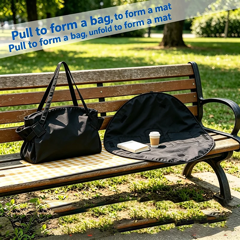 Luggage Revenue Pack, Lightweight Travel Bag, Picnic Camping Pad, Beach Pad, Large Capacity Shoulder Bag