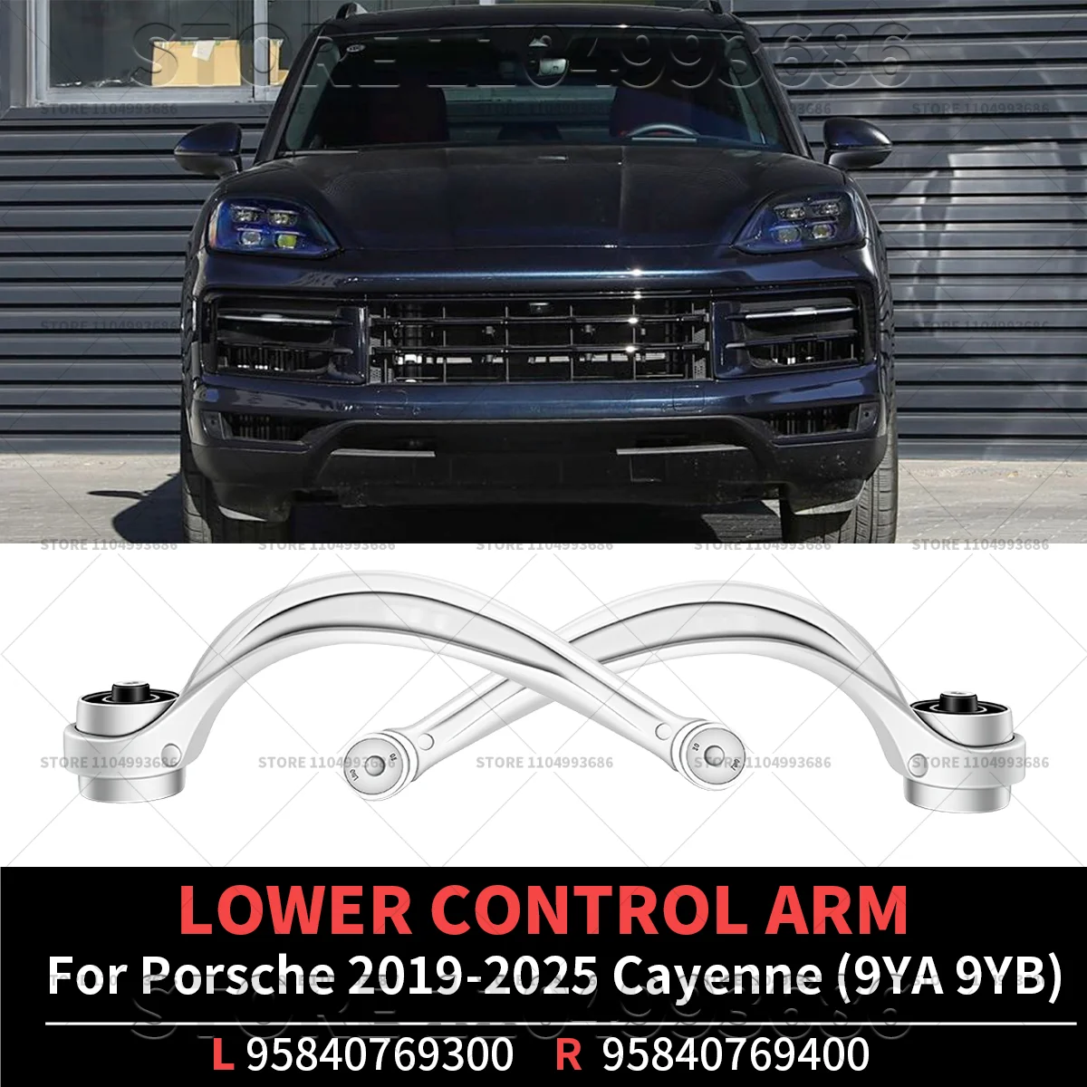For 2019-2025 Porsche Cayenne (9YA 9YB) Suspension Control Arm Left And Right OEM 95840769300 95840769400 PAB407693 PAB407694