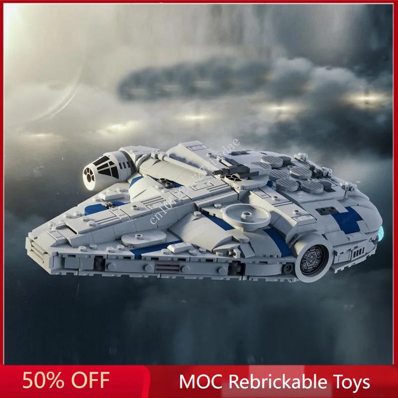 

982PCS Space Battle Rebel Speeder Midi Solo Falcon Ultimate Collection Model Building Blocks Children birthday toys Gifts