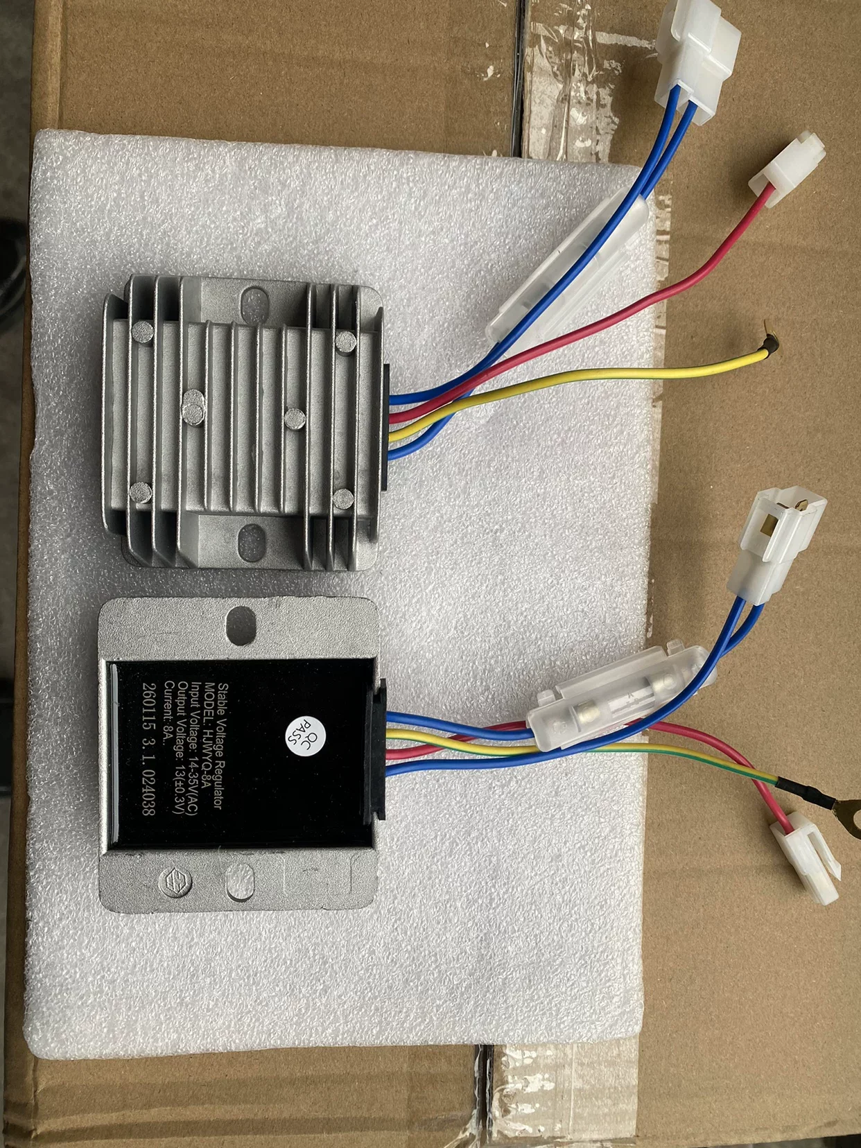 1pcs Air Cooled Diesel Engine 173F/178F/186F/188F/192F Charger/Regulator/Rectifier Regulator HJWYQ-8A  HJWYQ-5BA
