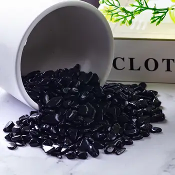 天然石材礫石晶體碎石石英礦石礦物靈氣療癒拋光瑪瑙標本家居水族箱魚缸裝飾 10 最佳銷售 水晶碎片 - №1