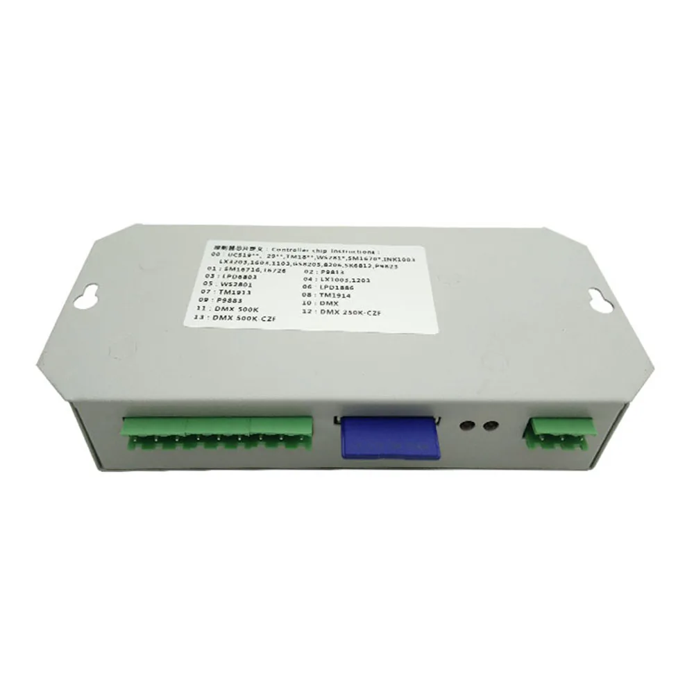 K1000C Programmable SD Card Pixel LED Controller With Input Voltage DC5V-24V