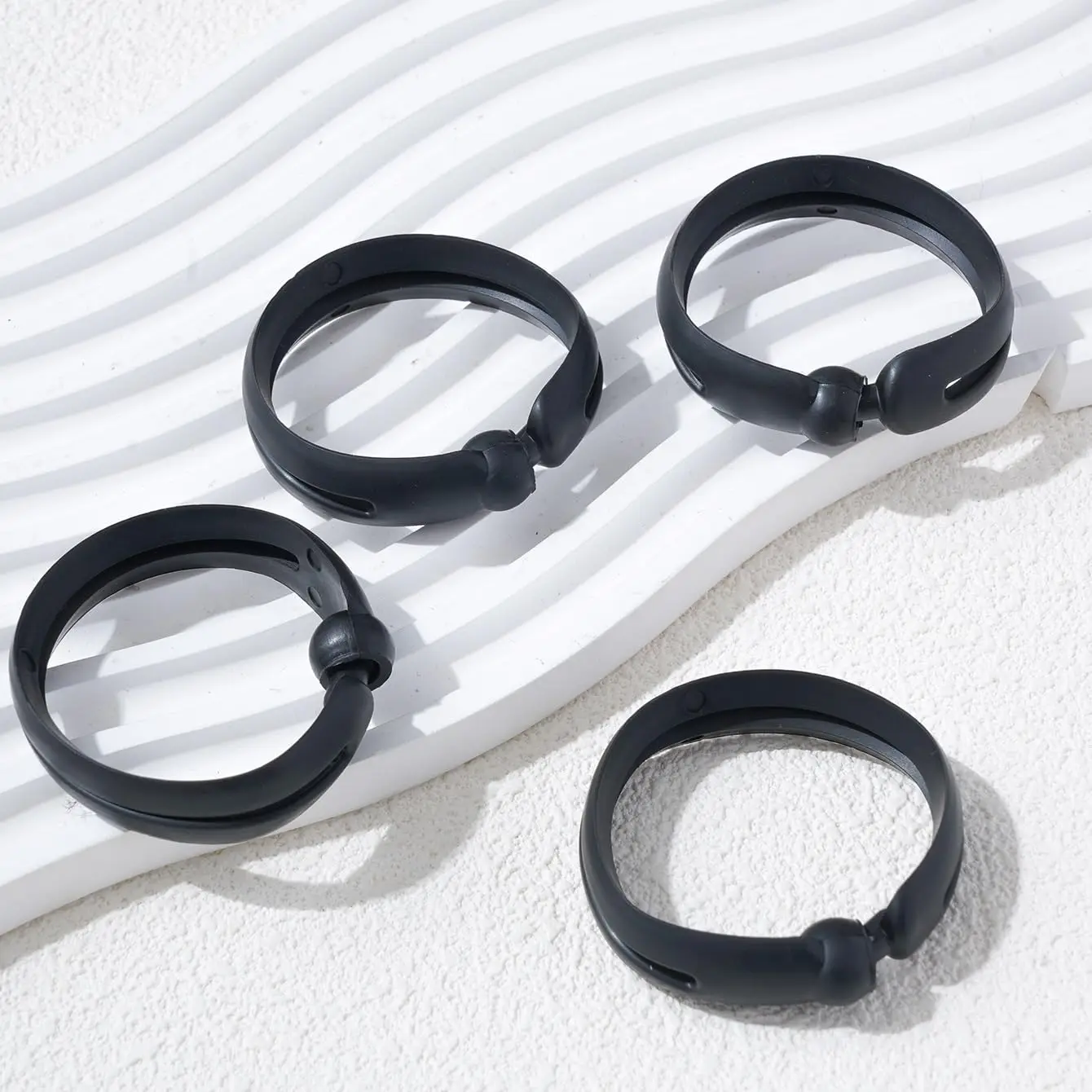 Magic Twist Donut Bun Clip DIY Ponytail Hair Styling Tools Black Mushroom Head Hair Reel for Bobo and Ball Head Hairstyles