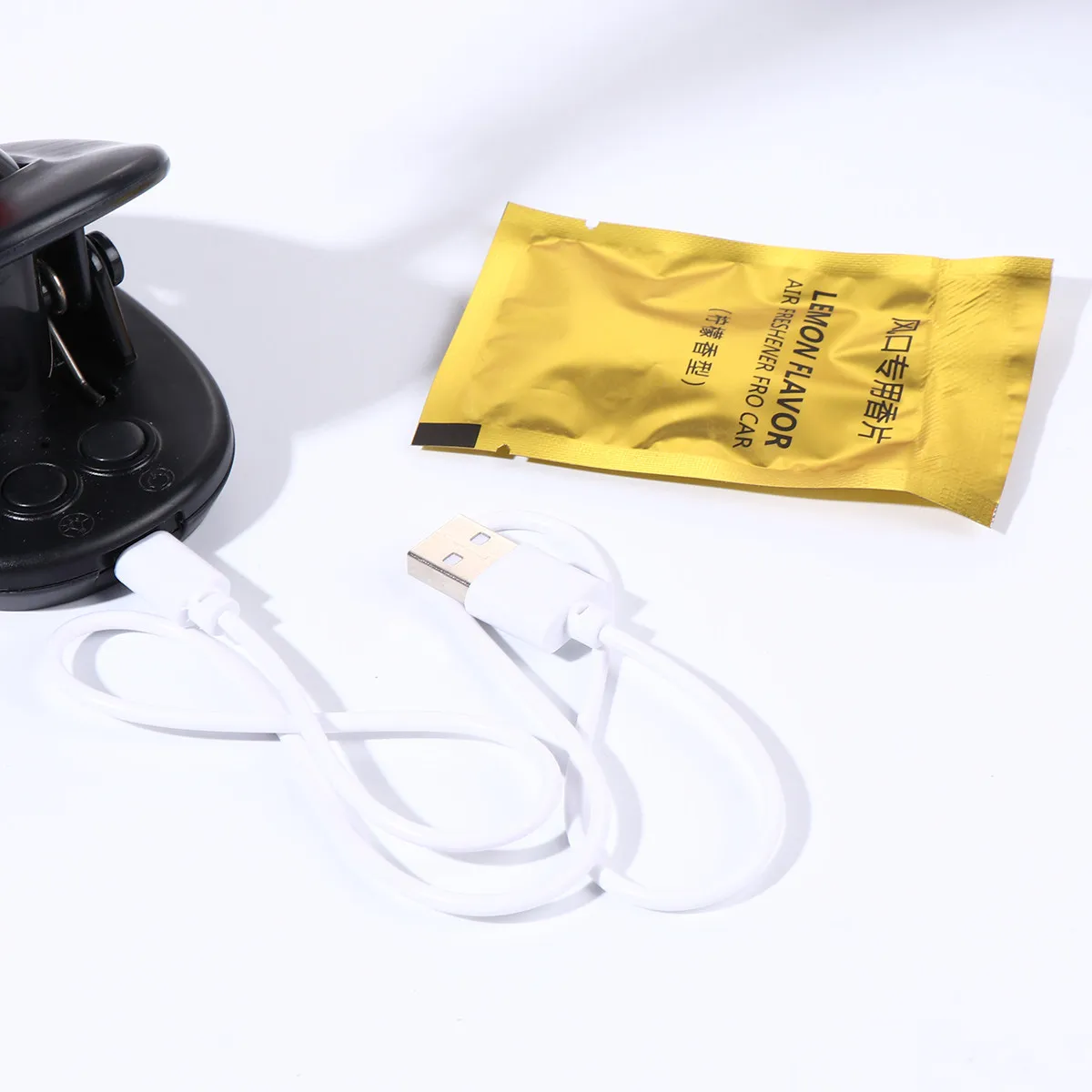 Aroma USB Clip Fan Desk Lamp with LED Supplement Light Multifunctional Table Lamp for Reading Night Fan