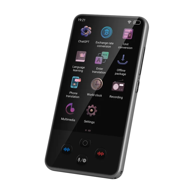 Portable S85 Pro Translator Device Big Screen 138 Languages Voice Tradutor Intelligent Real-time Translating Offline Translation