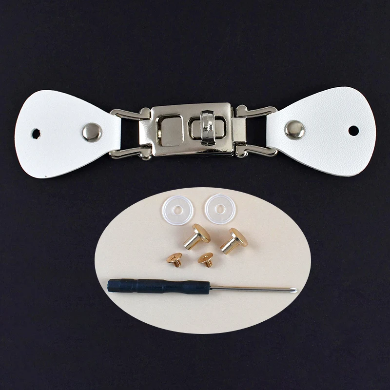 

1/2/3/4/5Pcs PU Leather with Metal Turn Lock Clasp for Bag Purse Closure Buckle Coat Buckles DIY Sewing Repair Accessory Supply