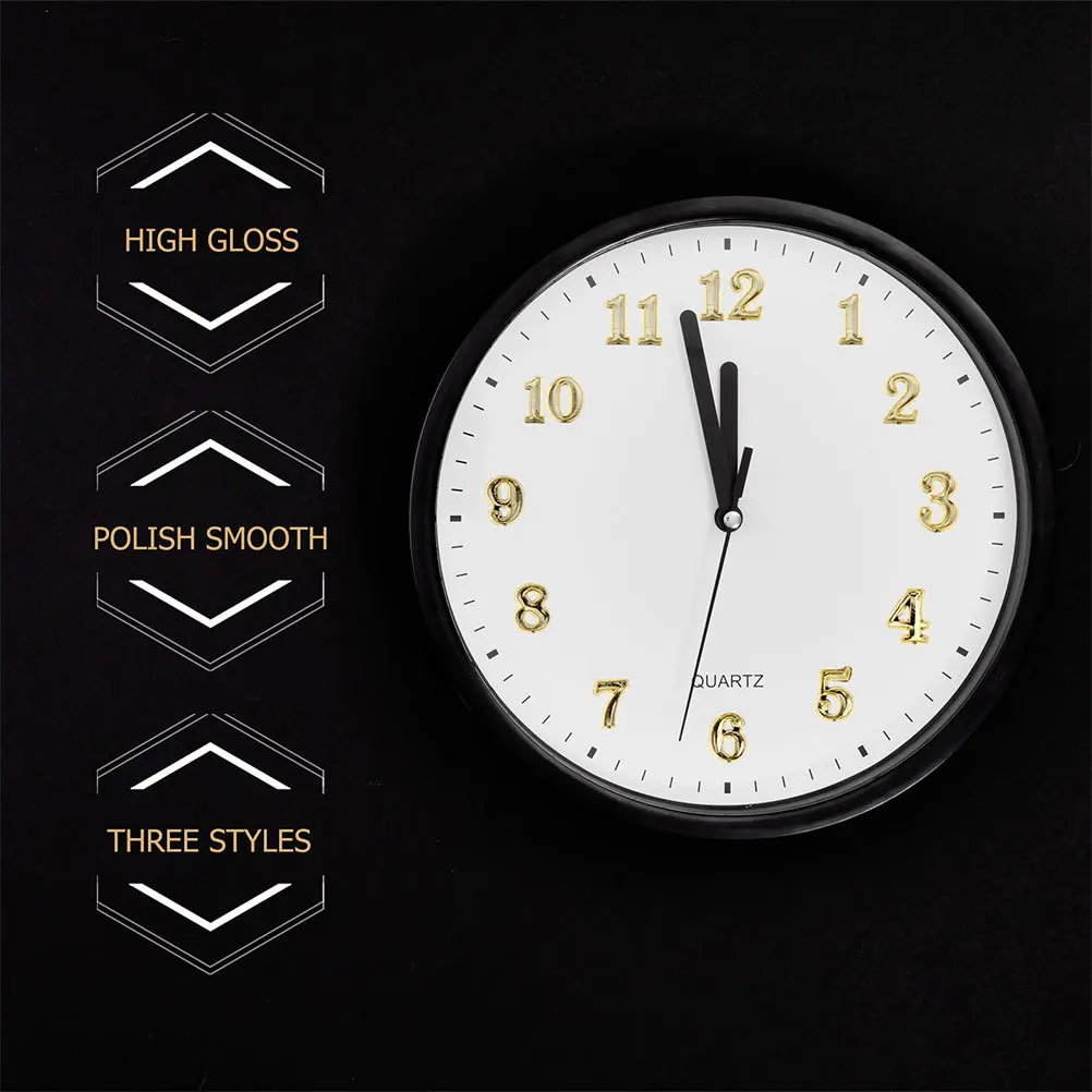 

3Sets Clock Dial Parts Durable Arabic Number Kit Easy Install Replacement Wall Clock Numerals Repair Accessories