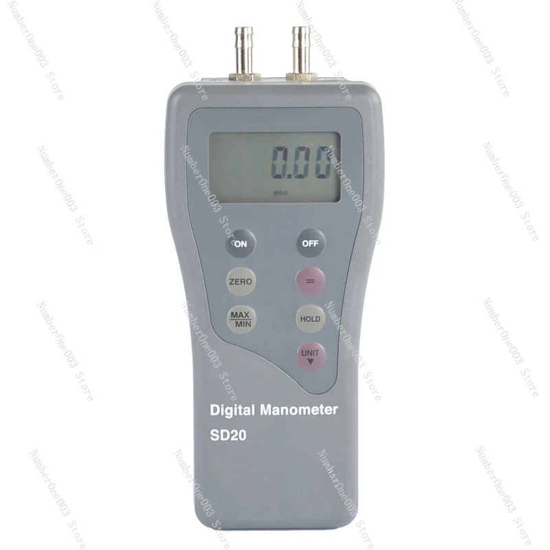 SS10/SD20 Digital Pressure Gauge High Precision Gas Pressure Gauge Air  Detection Micro Differential